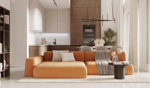 Projekt APARTAMENT Z ANTRESOLĄ, GLIWICE — ujęcie 1
